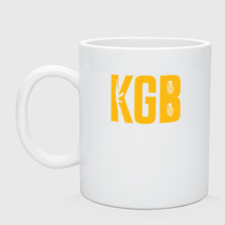 Кружка керамическая KGB