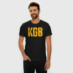 Мужская футболка хлопок Slim KGB - фото 2