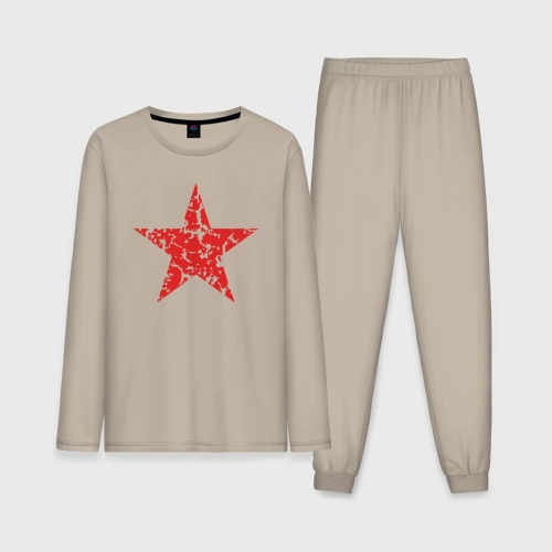 Мужская пижама с лонгсливом хлопок Star USSR