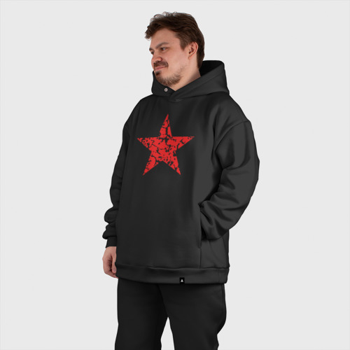 Мужской костюм oversize хлопок с принтом Star USSR, фото #5