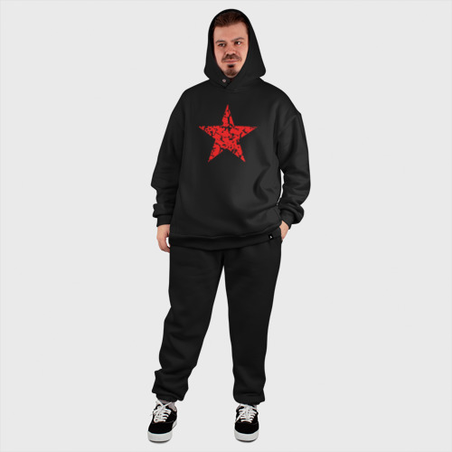 Мужской костюм oversize хлопок с принтом Star USSR, фото #6
