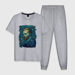 Мужская пижама хлопок Ван Гог - портрет
