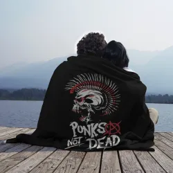 Плед 3D Punks not dead - анархия - фото 2