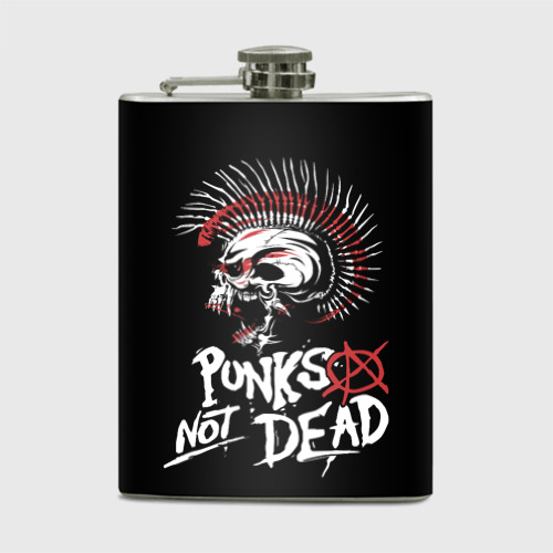 Фляга Punks not dead - анархия