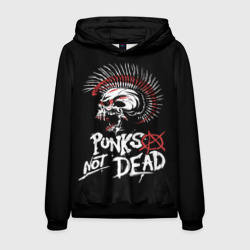 Мужская толстовка 3D Punks not dead - анархия