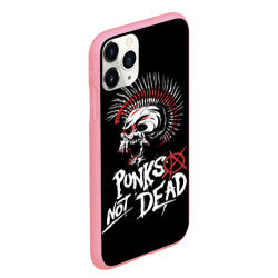 Чехол для iPhone 11 Pro Max матовый Punks not dead - анархия - фото 2