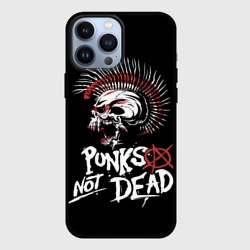 Чехол для iPhone 13 Pro Max Punks not dead - анархия