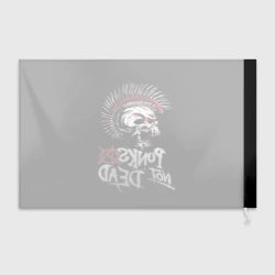 Флаг 3D Punks not dead - анархия - фото 2