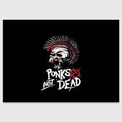 Поздравительная открытка Punks not dead - анархия