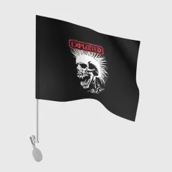 Флаг для автомобиля Exploited - панк