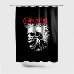 Штора 3D для ванной Exploited - панк