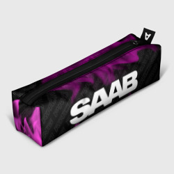 Пенал школьный 3D Saab pro racing: надпись и символ