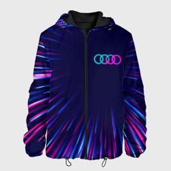 Мужская куртка 3D Audi neon Speed lines