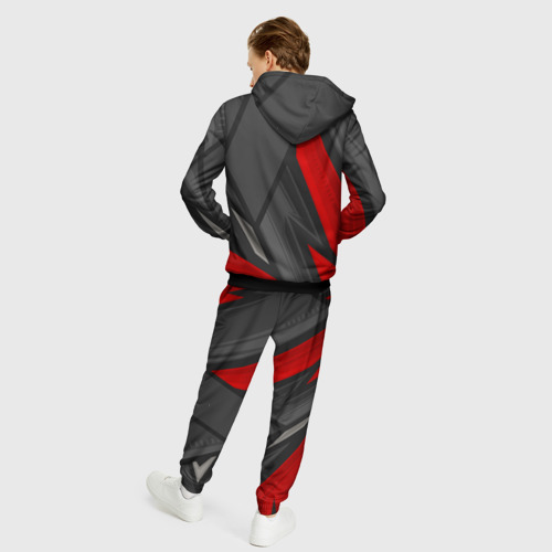 Мужской костюм с толстовкой 3D Infiniti sports racing, цвет черный - фото 4