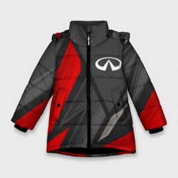 Зимняя куртка для девочек 3D Infiniti sports racing