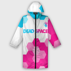 Женский дождевик 3D Dead Space neon gradient style: символ сверху