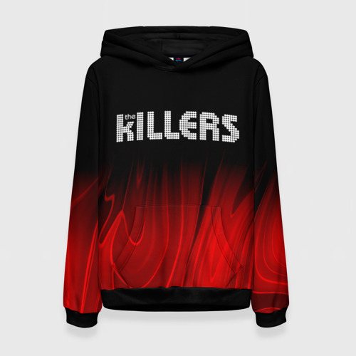 Женская толстовка 3D The Killers red plasma, цвет 3D печать