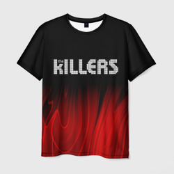 Мужская футболка 3D The Killers red plasma