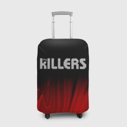 Чехол для чемодана 3D The Killers red plasma