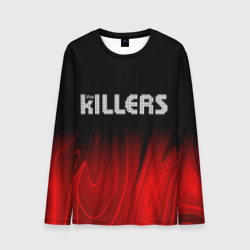 Мужской лонгслив 3D The Killers red plasma