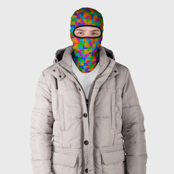 Балаклава 3D Крупные блоки Тетрис - фото 2