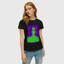 Женская футболка хлопок Абстрактный дизайн - фото 2
