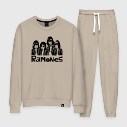 Женский костюм хлопок Ramones панк рок