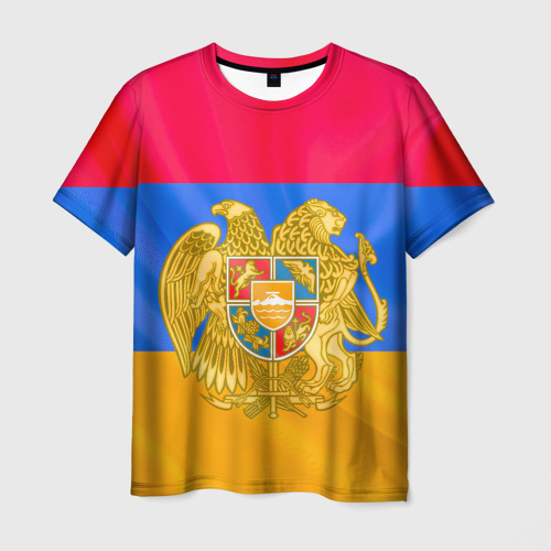 Мужская футболка 3D Солнечная Армения, цвет 3D печать
