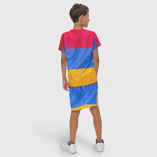 Детский костюм с шортами 3D Солнечная Армения, цвет 3D печать - фото 4