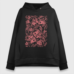 Женское светящееся худи Национальная роспись