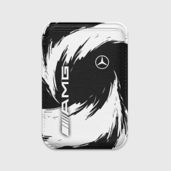 Картхолдер Magsafe магнитный Mercedes Benz - white color