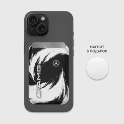 Картхолдер Magsafe магнитный Mercedes Benz - white color - фото 2