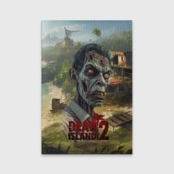 Обложка для паспорта матовая кожа Zombie dead island 2