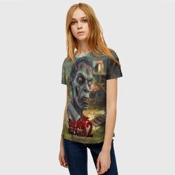 Женская футболка 3D Zombie dead island 2 - фото 2