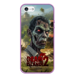 Чехол для iPhone 5/5S матовый Zombie dead island 2