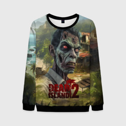 Мужской свитшот 3D Zombie dead island 2