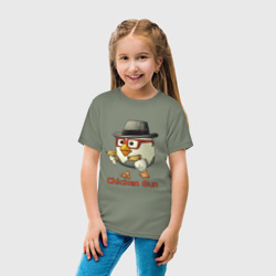 Детская футболка хлопок Чикен ган - курочка в шляпе - фото 2