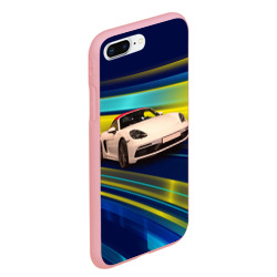 Чехол для iPhone 7Plus/8 Plus матовый Спортивная немецкая машина Porsche 911 - фото 2