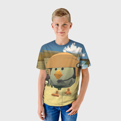 Детская футболка 3D Chicken Gun Крош - фото 2