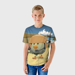 Детская футболка 3D Chicken Gun Крош - фото 2