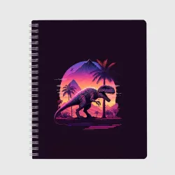Тетрадь Retrowave Trex