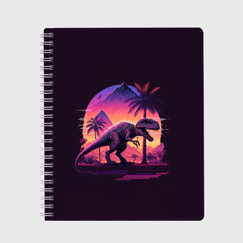 Тетрадь Retrowave Trex