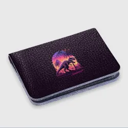 Картхолдер с принтом Retrowave Trex