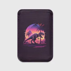 Картхолдер Magsafe магнитный Retrowave Trex