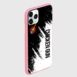 Чехол для iPhone 11 Pro Max матовый Chicken gun - белая краска - фото 2