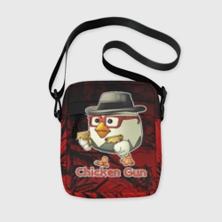 Сумка через плечо 3D Курочка ганстер - Чикен ган
