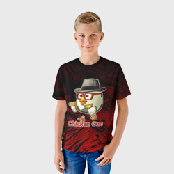 Детская футболка 3D Курочка ганстер - Чикен ган - фото 2