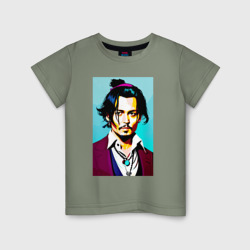 Детская футболка хлопок Johnny Depp - Japan style