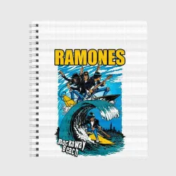 Тетрадь Ramones rock away beach