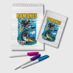 Блокнот Ramones rock away beach